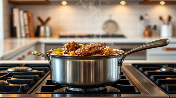 Top 5 sauteuses en inox pour des cuissons réussies